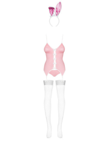 Bunny suit costume rosa