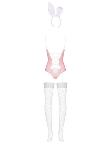 Bunny suit costume rosa