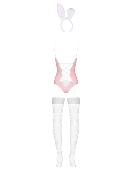 Bunny suit costume rosa