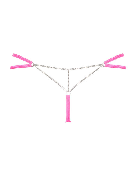 Chainty - Perizoma rosa con catena