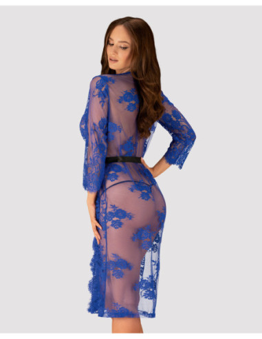  blue peignoir