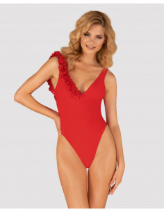 Red bathing suit