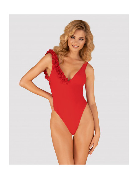 Red bathing suit