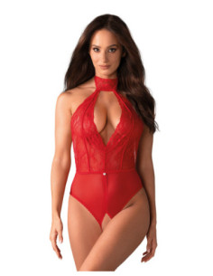 Crotchless teddy