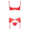 Set Reggiseno a Mensola rosso