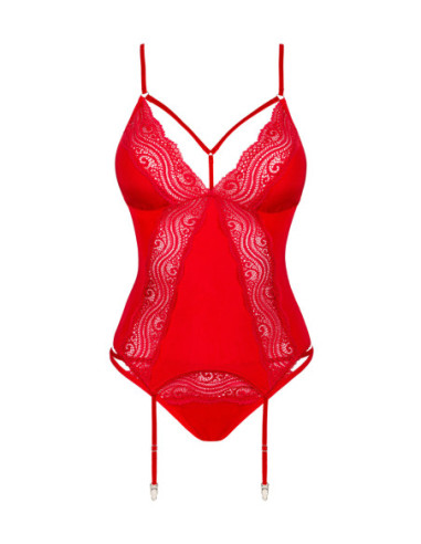 Diyosa corsetto e slip rossi