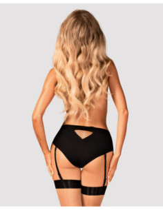 Black garter panties 2
