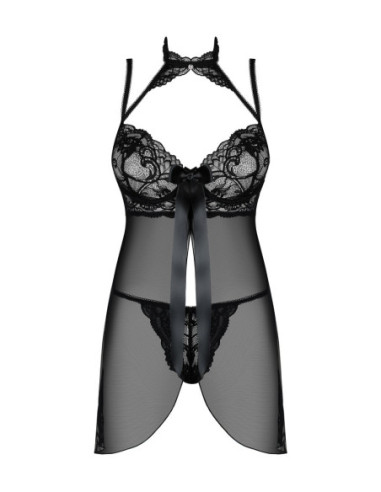 Elizenes Babydoll with a lace choker