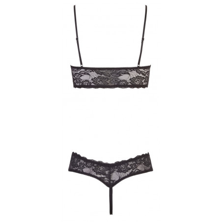 Set Reggiseno in Pizzo e Raso
