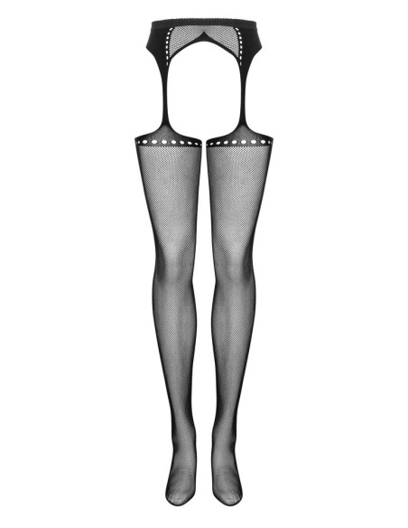 Garter stockings S314 nere