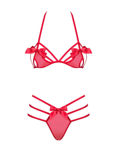 Giftella completo 2 pezzi rosso