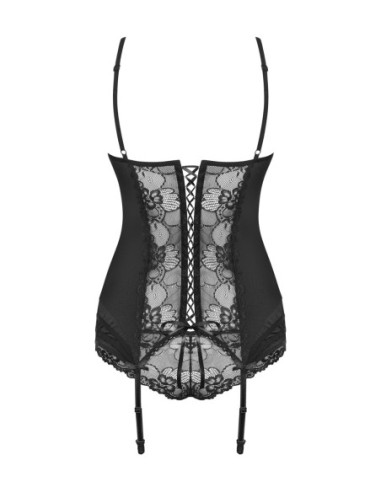 Heartina corsetto e slip nero
