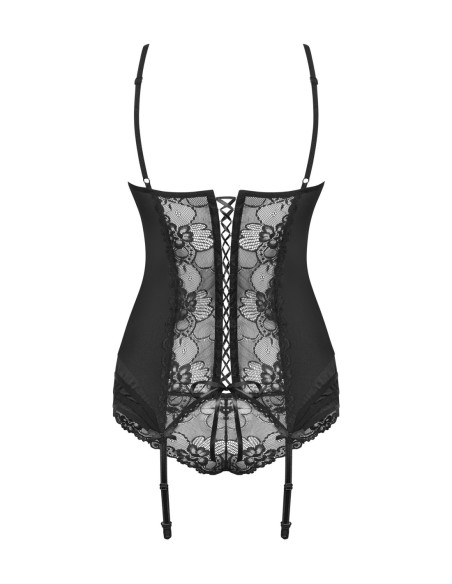 Heartina corsetto e slip nero