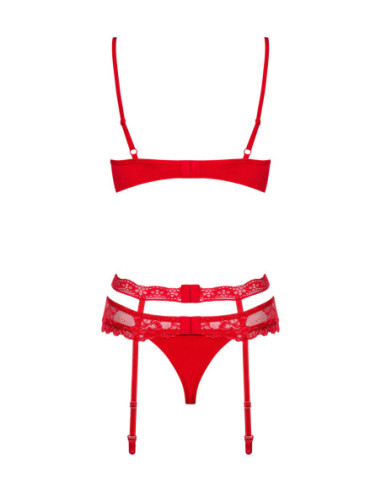 Heartina completo 3 pezzi rosso