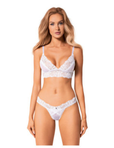 White set: bra & thong