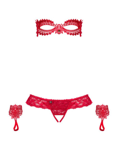 Hetea completo 3 pezzi rosso