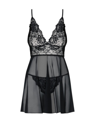 Idillia babydoll e perizoma nera