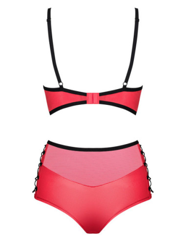 Leatheria completo 2 pezzi rosso