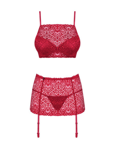 Lividia completo 3 pezzi rosso