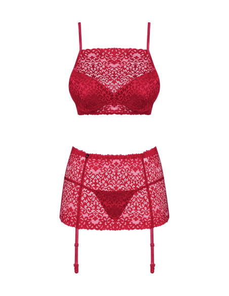 Lividia completo 3 pezzi rosso