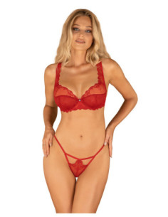 Red lingerie set
