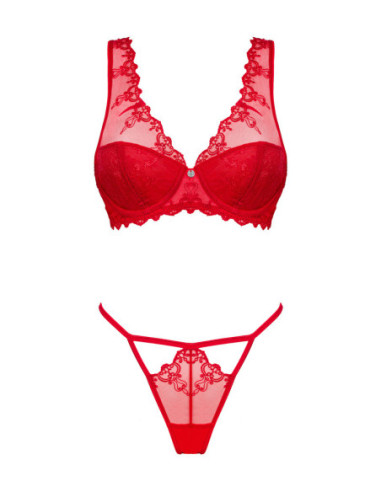 Lonesia completo 2 pezzi rosso