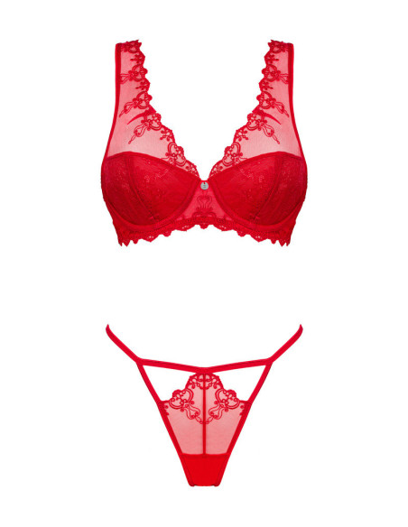 Lonesia completo 2 pezzi rosso