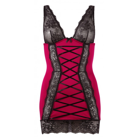 Abito Con Inserti in Pizzo
