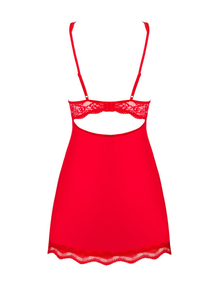 Luvae babydoll e perizoma rossa