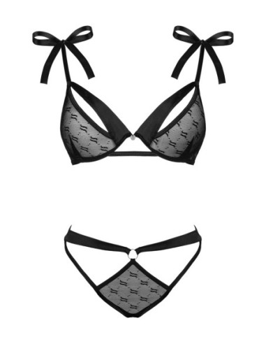 Obsessivia completo 2 pezzi nero