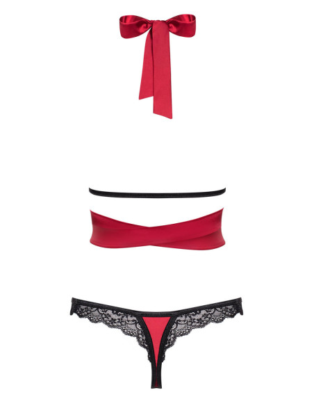 Sensuelia completo 2 pezzi rosso