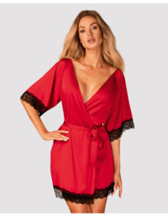 Peignoir red