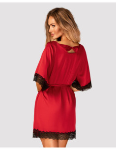 Peignoir red 2