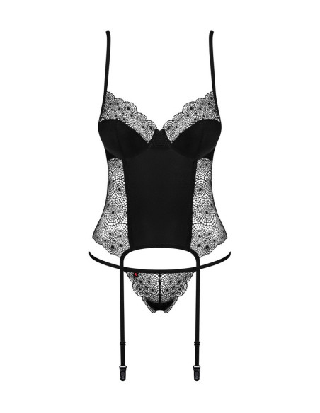 Sharlotte corsetto e perizoma nero