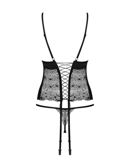 Sharlotte corsetto e perizoma nero