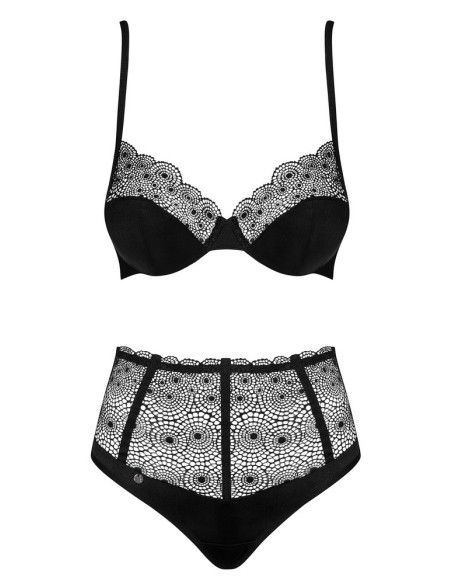 Sharlotte completo 2 pezzi nero