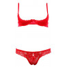 Half-cup Set red alicia