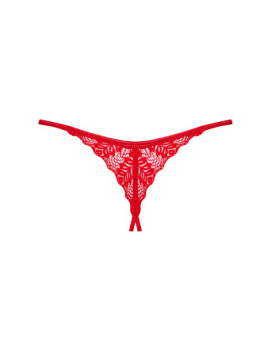 Ingridia Perizoma rosso con cavallo aperto