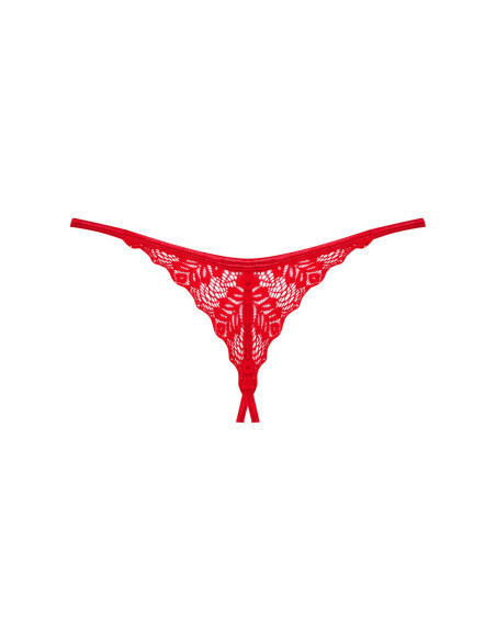 Ingridia Perizoma rosso con cavallo aperto