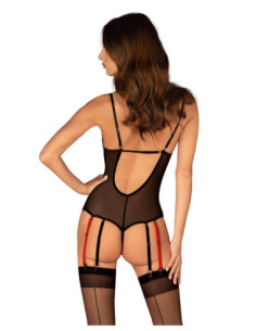See-through teddy with open crotch 2