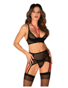 Set with garter belt
