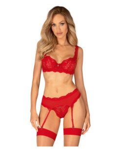 Red set: bra