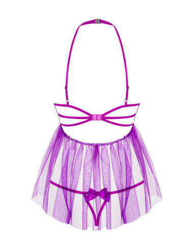 Delishya Babydoll con busto aperto e perizoma