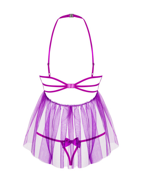 Delishya Babydoll con busto aperto e perizoma
