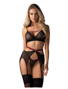 Set with garter belt