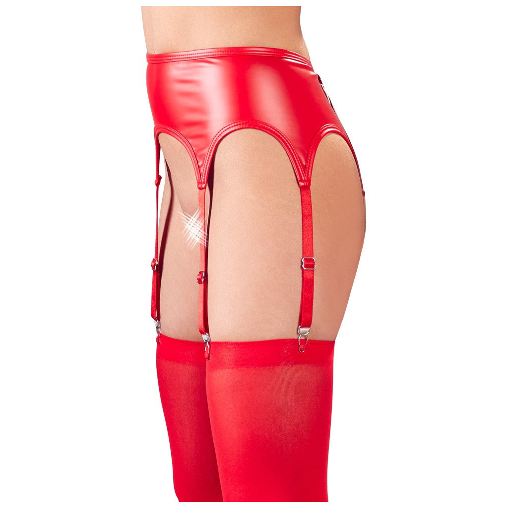Calze con Reggicalze rosse