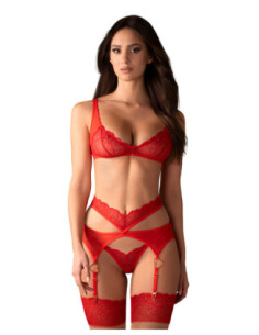 Red lingerie set