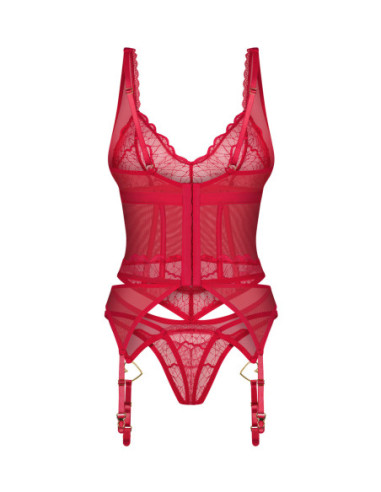 Cupide Desir Red corset and thong