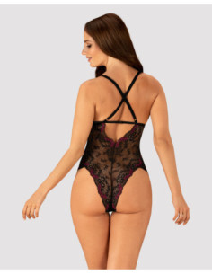 Black bodysuit with lace 2