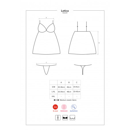 Letica babydoll & thong